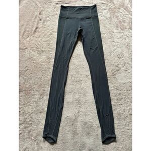 Athleta Leggings Womens Black Yoga Gym Activewear Mid‎ Rise Size Xsmall